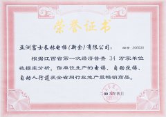 获得全省同行业地产最畅销商品荣誉证书